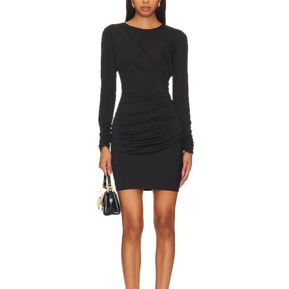 rag & bone Jersey Ruched Mini Dress - Picture 1 of 10